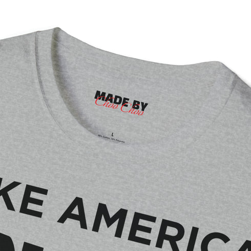 Make America Great Again and Trump Word USA Map Unisex Softstyle T-Shirt