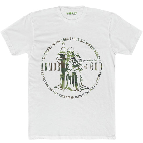 Armor of God Camouflage Men's Cotton Crew T-Shirt