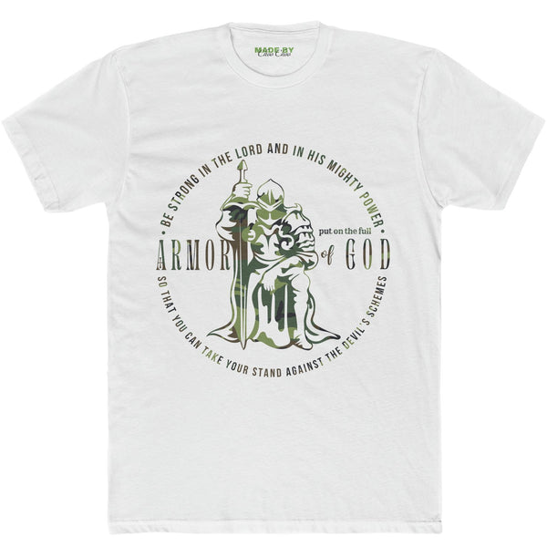 Armor of God Camouflage Men's Cotton Crew T-Shirt