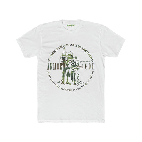 Armor of God Camouflage Men's Cotton Crew T-Shirt