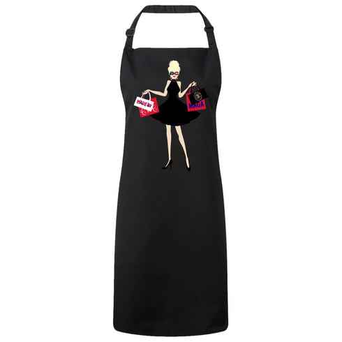 Choo Choo Shopping Logo Unisex Bib Apron