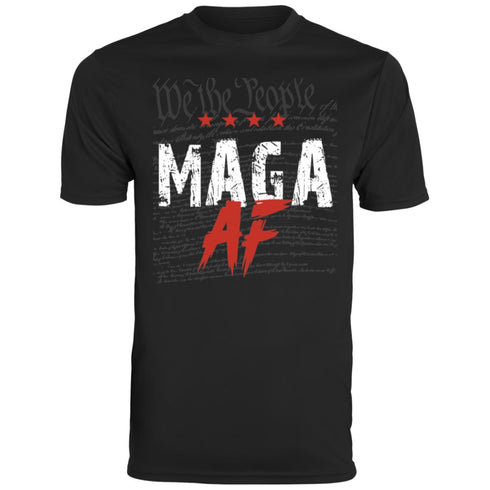 We The People MAGA AF Men's Moisture-Wicking Tee