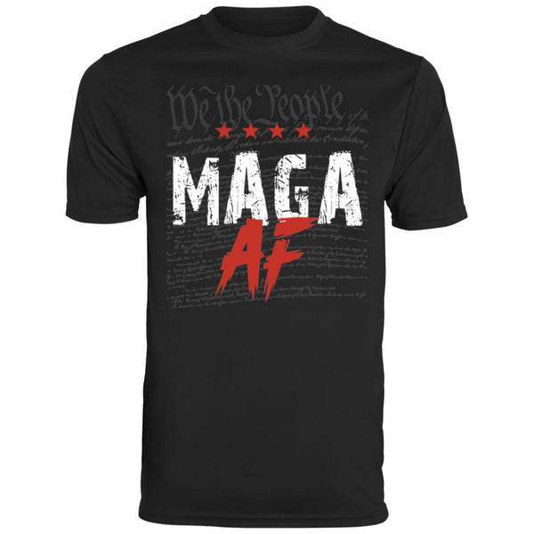 We The People MAGA AF Men's Moisture-Wicking Tee