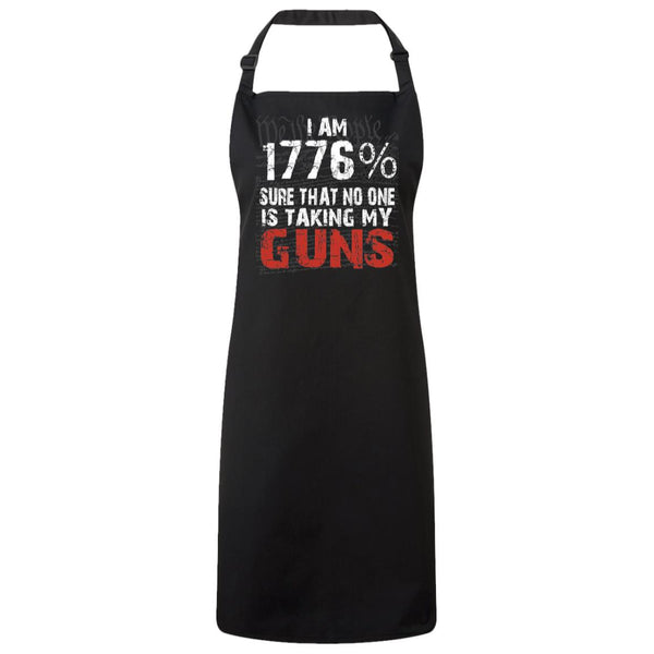 We The People 1776 Guns Unisex Bib Apron