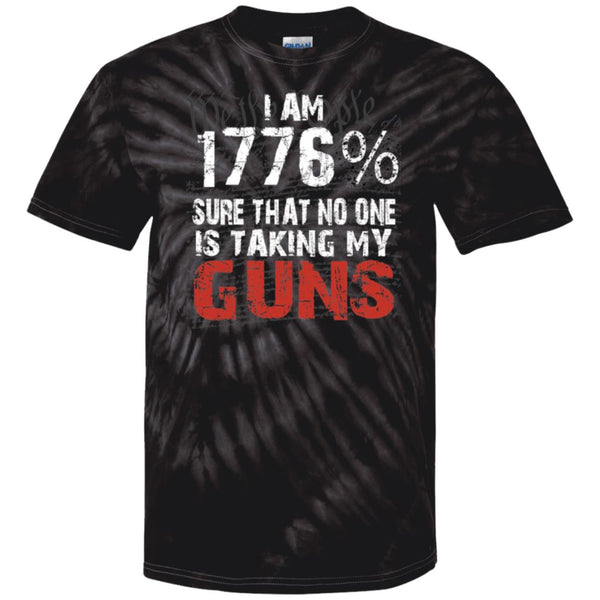 We The People 1776 Guns 100% Cotton Tie Dye T-Shirt