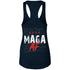 We The People MAGA AF Ladies Ideal Racerback Tank