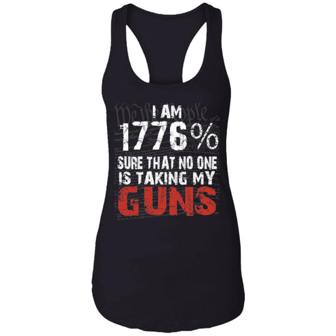 We The People 1776 Guns Ladies Ideal Racerback Tank