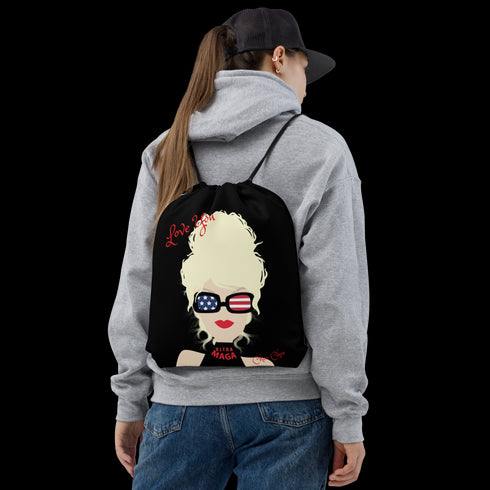 Chillin @ Choo's Choo Choo Logo Drawstring Bag