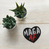 MAGA AF Embroidered Heart Patch