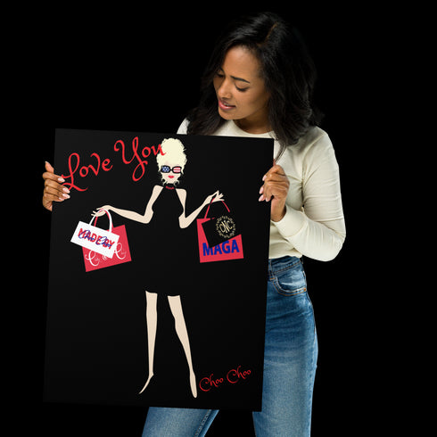 Choo Choo Shopping Logo Metal Prints Many Sizes