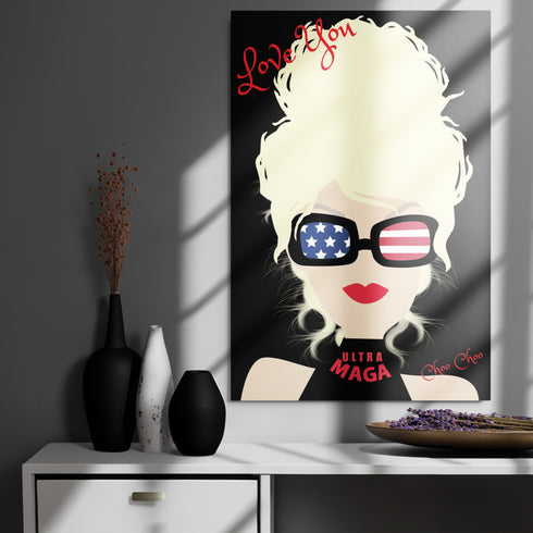 Choo Choo Logo Metal Prints Many Sizes