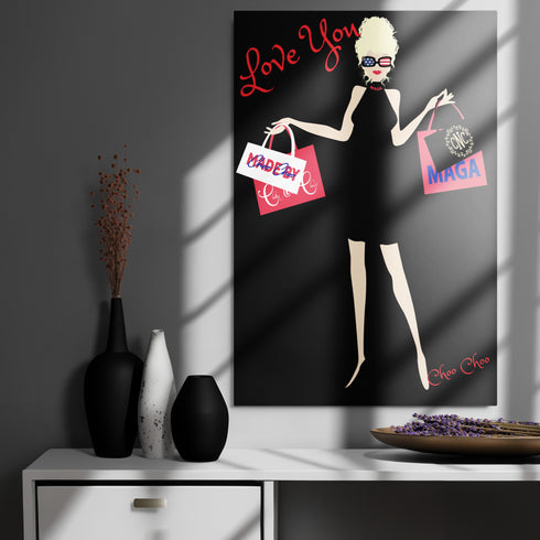 Choo Choo Shopping Logo Metal Prints Many Sizes