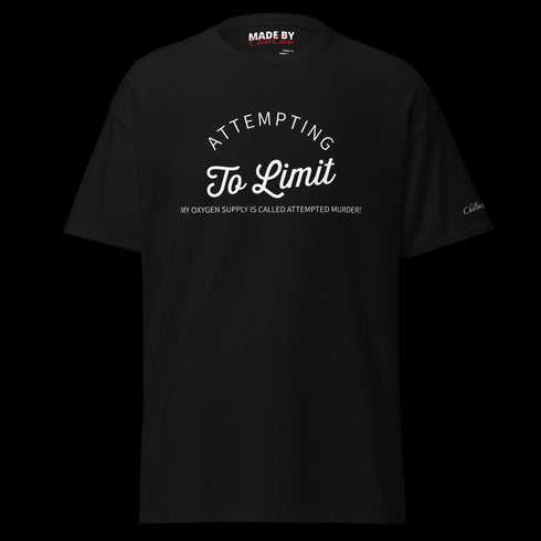 Attempting to limit my oxygen supply... Men's classic tee - 2