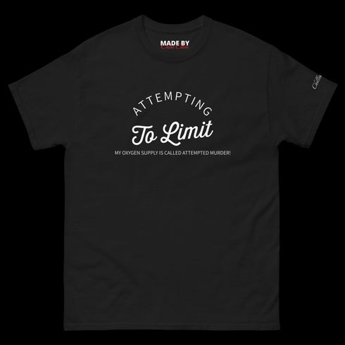 Attempting to limit my oxygen supply... Men's classic tee - 2