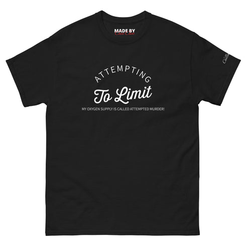 Attempting to limit my oxygen supply... Men's classic tee - 2