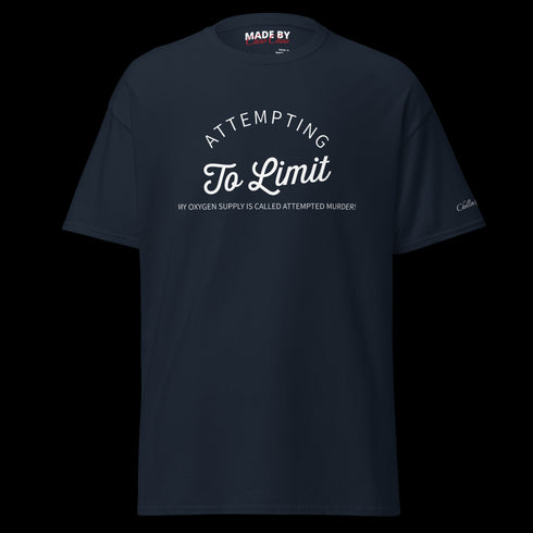 Attempting to limit my oxygen supply... Men's classic tee - 2