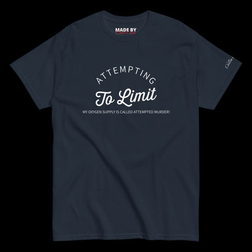 Attempting to limit my oxygen supply... Men's classic tee - 2