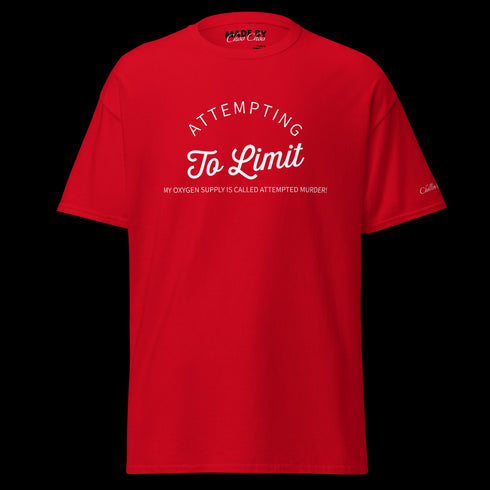 Attempting to limit my oxygen supply... Men's classic tee - 2