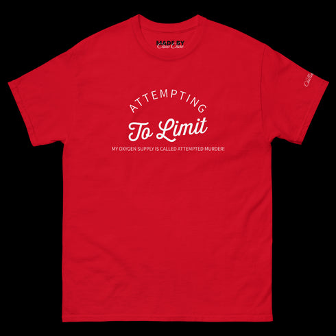 Attempting to limit my oxygen supply... Men's classic tee - 2