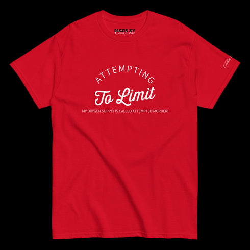 Attempting to limit my oxygen supply... Men's classic tee - 2