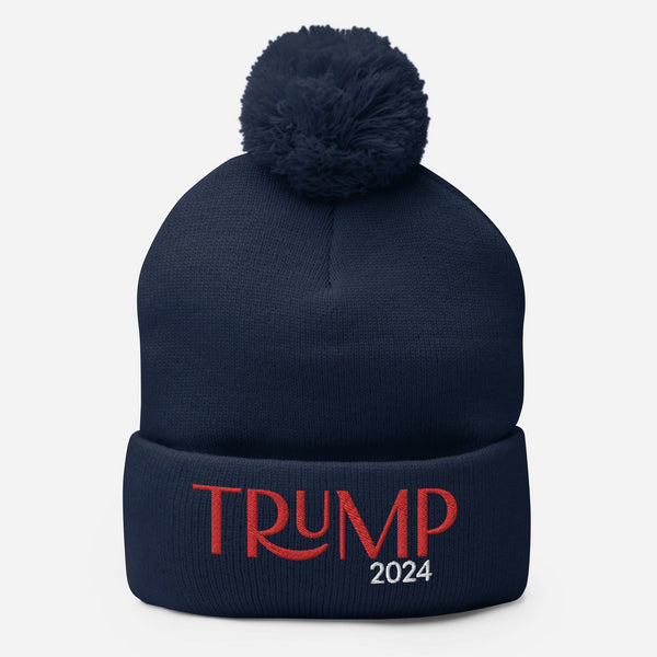 TRUMP 2024 Pom-Pom Beanie
