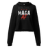 We The People MAGA AF Crop Hoodie
