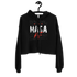 We The People MAGA AF Crop Hoodie