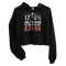We The People 1776 Guns Crop Hoodie