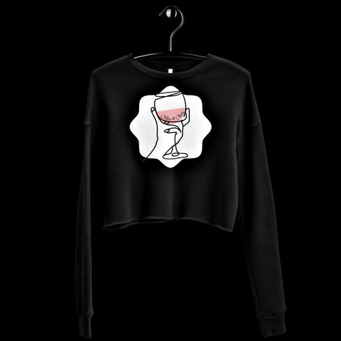 Chillin @ Choo's Rosa Wine Crop Sweatshirt