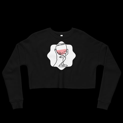 Chillin @ Choo's Rosa Wine Crop Sweatshirt
