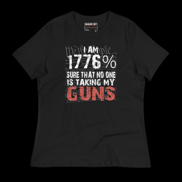 We The People 1776 Guns Ladies Relaxed T-Shirt
