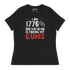 We The People 1776 Guns Ladies Relaxed T-Shirt
