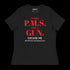 Black PMS & Gun Women's Relaxed T-Shirt