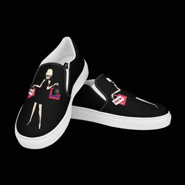 Choo Choo Shopping Logo Women’s Gardening Slip-On Canvas Shoes