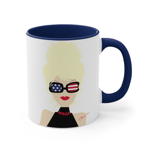 Choo Choo Logo Chillin @ Choo's Accent Coffee Mug, 11oz