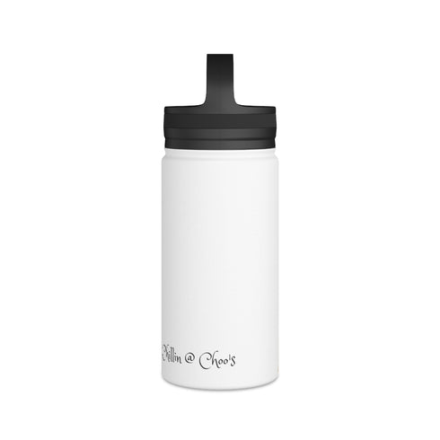 Choo Choo Logo Chillin @ Choo's Stainless Steel Water Bottle, Handle Lid