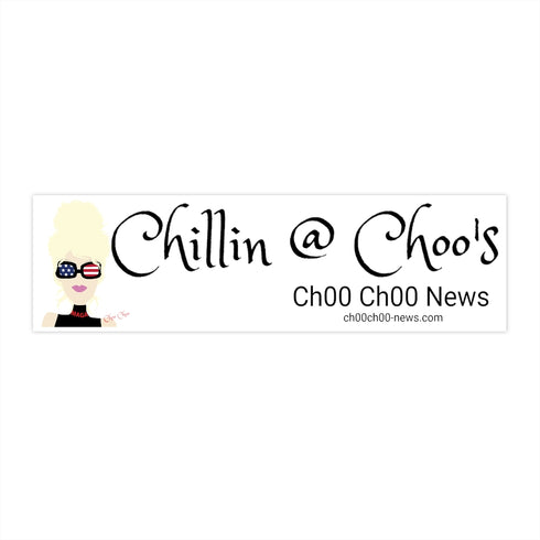 Chillin @ Choo's Choo Choo Logo CCN Bumper Stickers