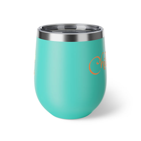 Choo Choo Logo Chillin @ Choo's Copper Vacuum Insulated Cup, 12oz