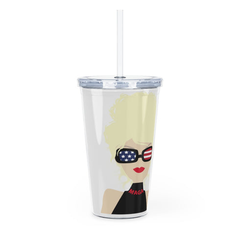 Choo Choo Logo Chillin @ Choo's Plastic Tumbler with Straw 20oz