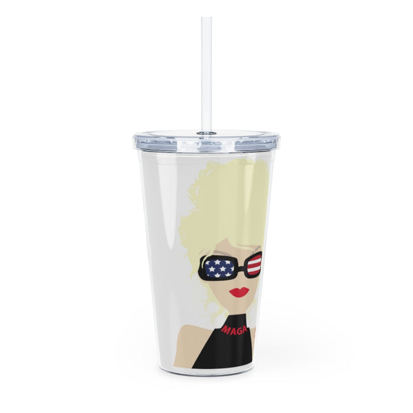 Choo Choo Logo Chillin @ Choo's Plastic Tumbler with Straw 20oz