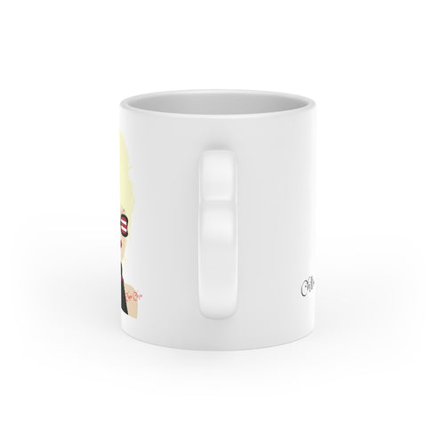 Choo Choo Logo Chillin @ Choo's Heart-Shaped Mug 11 oz