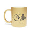 Chillin @ Choo's URL Black Metallic Mug (Silver\Gold) 11oz
