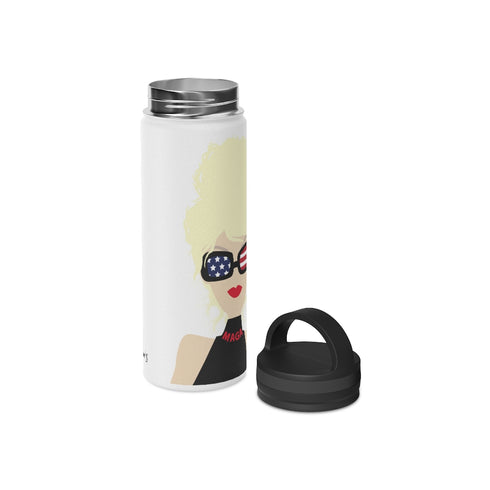 Choo Choo Logo Chillin @ Choo's Stainless Steel Water Bottle, Handle Lid