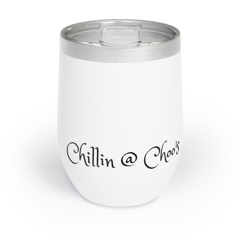 Choo Choo Logo Chillin @ Choo's Chill Wine Tumbler 12oz