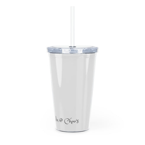 Choo Choo Logo Chillin @ Choo's Plastic Tumbler with Straw 20oz