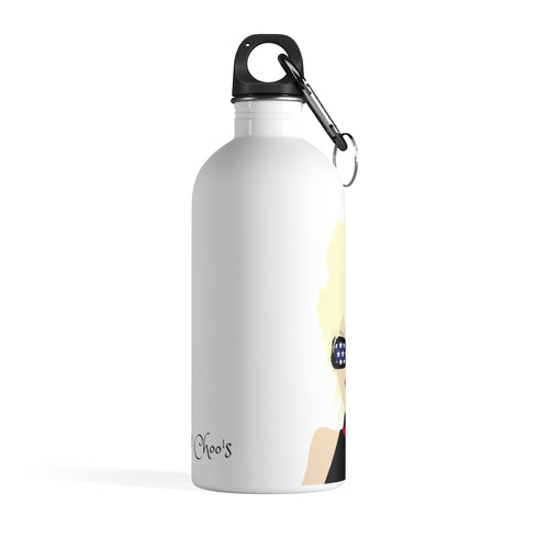 Choo Choo Logo Chillin @ Choo's Stainless Steel Water Bottle 14oz
