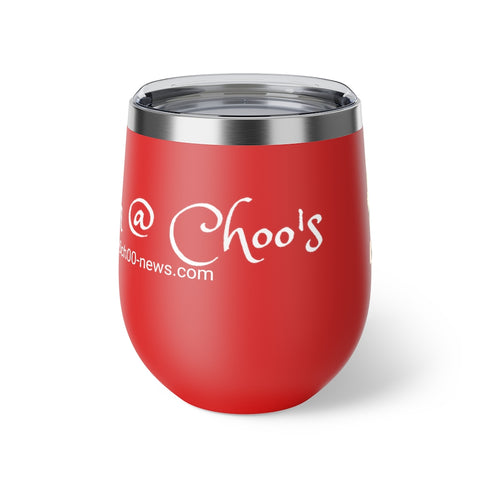 Choo Choo Logo Chillin @ Choo's Copper Vacuum Insulated Cup, 12oz