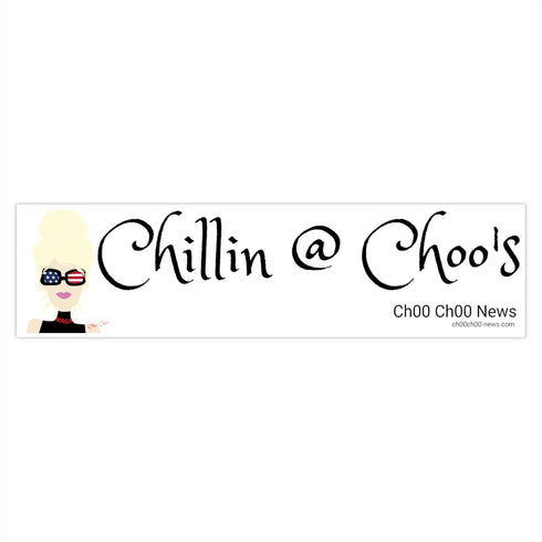 Chillin @ Choo's Choo Choo Logo CCN Bumper Stickers