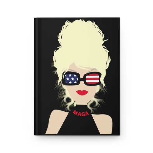 Choo Choo Logo Chillin @ Choo's Black Hardcover Journal Matte