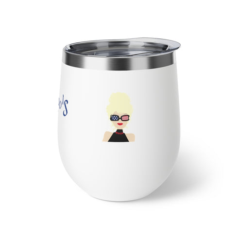 Choo Choo Logo Chillin @ Choo's Copper Vacuum Insulated Cup, 12oz